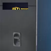 Thùng gạo mặt gương đen Roxana R016